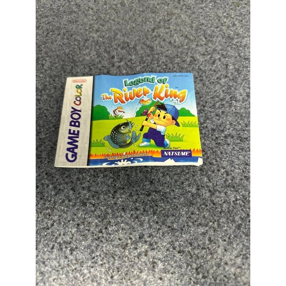 Legend of the River King Nintendo GBC Game Boy Color Manual Instruction Booklet - Picture 1 of 3